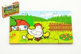 Puzzle dřevěné Moje první zvířátka 4x12 dílků 20x14x3,5cm v dřevěné krabičce 24m+ MPZ