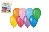 Balonek nafukovací 7" průměr 19cm 100ks v sáčku karneval