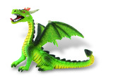 Drak sedící zelený