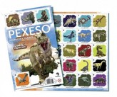 Pexeso Prehistoric Dinosauři společenská hra 32 obrázkových dvojic