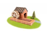 Stavebnice Teifoc Vodní mlýn v krabici 29x18x8cm