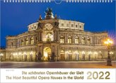 Opernhäuser, ein Musik-Kalender 2022, DIN A3