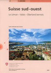 Swisstopo Schweiz Süd-West 1 : 200 000