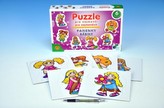 Puzzle pro nejmenší - Panenky 6 obrázků v krabici