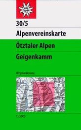 Ötztaler Alpen, Geigenkamm 1:25 000