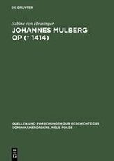 Johannes Mulberg OP (+ 1414)