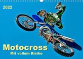 Motocross - mit vollem Risiko (Wandkalender 2022 DIN A3 quer)