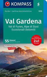 KOMPASS guida escursionistica Val Gardena, Val di Funes, Alpe di Siusi italienische Ausgabe
