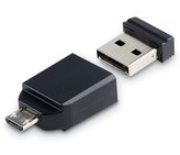 VERBATIM Flash disk Store \'n\' Stay NANO/ 32GB/ USB 2.0 + OTG adaptér/ černá