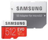 Samsung Micro SDXC karta 512GB EVO Plus + SD adaptér