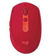 Logitech myš M590 Silent/ bezdrátová/ optická/ Multi-Device/ 7 tlačítek/ červená