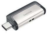 SanDisk Ultra Dual USB-C Drive 128GB / USB 3.0 Typ-C /  USB 3.0 Typ-A / stříbrný