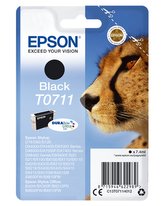 Epson inkoustová náplň/ T0711/ Singlepack T0711 DURABrite Ultra Ink/ Černá