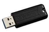 VERBATIM Flash disk Store \'n\' Go PinStripe/ 64GB/ USB 3.0/ černá
