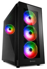 Sharkoon skříň TG5 Pro RGB / ATX / 2x USB3.0 / 2x USB2.0 / průhledná bočnice / RGB LED / černá