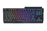 TESORO Tizona Spectrum mechanická klávesnice / kompaktní / Kailh red switche / RGB podsvícení / USB / US layout / černá