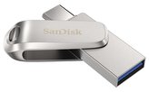 SanDisk Ultra Dual Drive Luxe USB-C 32GB / USB 3.0 Typ-C /  USB 3.0 Typ-A / stříbrný