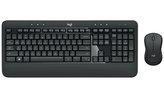 Logitech set MK540 ADVANCED, Bezdrátová klávesnice + myš/ 2.4GHz/ USB přijímač/ CZ/SK/ černý
