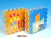 Pěnové puzzle Počítání/Tvary 30x30cm 10ks v sáčku