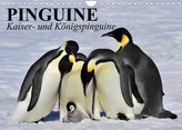 Pinguine - Kaiser- und Königspinguine (Wandkalender 2022 DIN A4 quer)