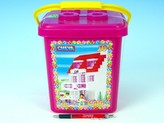 Stavebnice Cheva 18 Cukrárna plast 215ks v kbelíku 17x22x17cm