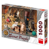 Kočičky - puzzle 1000 dílků secret collection