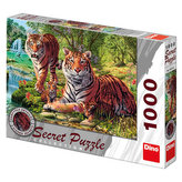 Tygři - puzzle 1000 dílků secret collection
