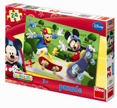Mickeyho klubík - puzzle 24 dílků 