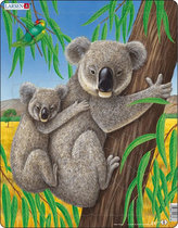 Puzzle MAXI - Medvídek Koala s mládětem/25 dílků