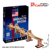 Puzzle 3D Brooklin Bridge - 64 dílků
