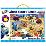 Velké podlahové puzzle – na staveništi