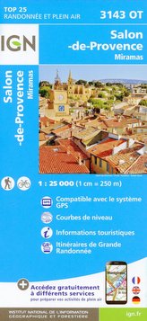 Salon-de-Provence Miramas 1:25 000