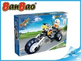 BanBao stavebnice Police policejní motorka zpětný chod 140ks + 1 figurka ToBees