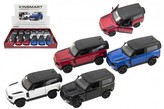 Auto Kinsmart Land Rover Defender 90 kov/plast 1:36 12,5cm na zpětné natažení 4 barvy/cena za kus