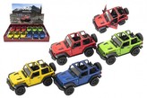 Auto Kinsmart Jeep Wrangler 2018 otevřená střecha 1:34 12,5cm kov