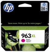 Inkoustová náplň HP 963XL purpurová (magenta, 1600p) pro HP OfficeJet Pro 9010, 9013, HP OfficeJet Pro 9020