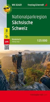 Nationalparkregion Sächsische Schweiz, Wanderkarte 1:25.000