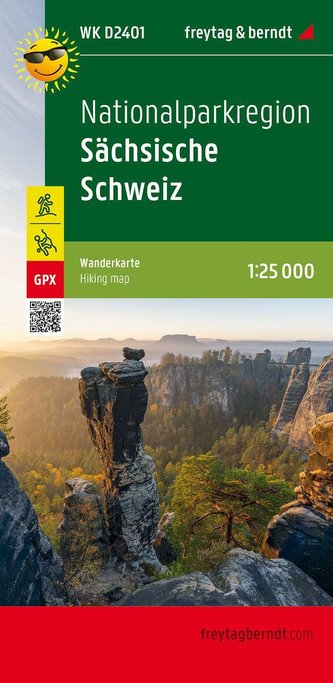 Nationalparkregion Sächsische Schweiz, Wanderkarte 1:25.000 Nationalparkregion Sächsische Schweiz, Wanderkarte 1:25.000