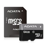 ADATA Premier 64GB microSDXC/ UHS-I CL10 + adaptér