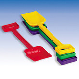 Lopata plast 44cm, 4 barvy nářadí - 1 kus