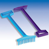 Hrábě plast 43,5cm, 4 barvy nářadí - 1 kus