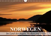Norwegen - Im Land der Sagen, Mythen und Trolle (Wandkalender 2022 DIN A4 quer)