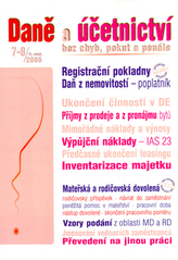 Daně a účetnictví bez chyb, pokut a penále 7-8/2005