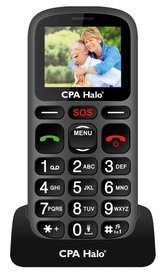 Telefon CPA HALO 16 SENIOR BLACK