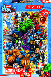 Puzzle Hrdinové Marvel 500 dílků