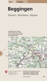 Swisstopo 1 : 25 000 Beggingen