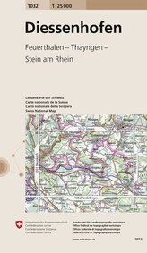 Swisstopo 1 : 25 000 Diessenhofen