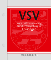 Vorschriftensammlung für die Verwaltung in Thüringen (VSV), 3 Ordner (Pflichtabnahme)