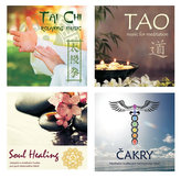 Komplet relaxační hudby 4CD (Tai Chi, Tao meditation, Soul  healing, Čakry)