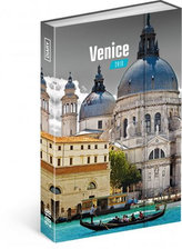 Diář 2018 - Benátky, týdenní magnetický, 10,5 x 15,8 cm - západní verze